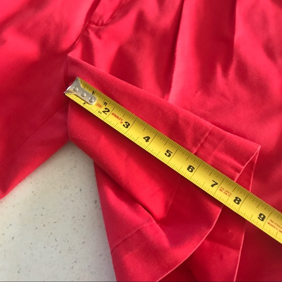 Vintage Carroll Reed Size 8 Red High Waist Shorts Pleated 26” Waist, High Rise.. - Picture 16 of 16